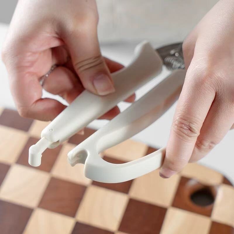 Stainless Steel Chicken Bone Scissors Manufacturer - Multifunctional Kitchen Barbecue Can Opener Protection Cover Tool