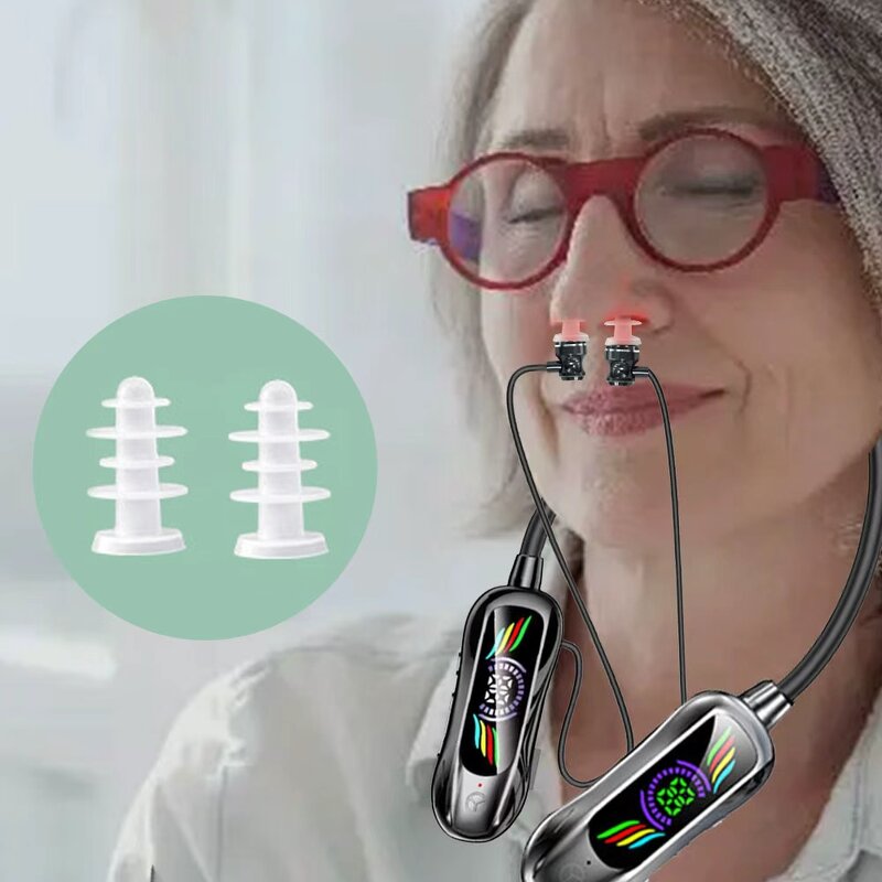 2-in-1 Infrared Nasal Therapy Device Manufacturer - Red Light Nose Ear Neck-Hanging Rechargeable Tool