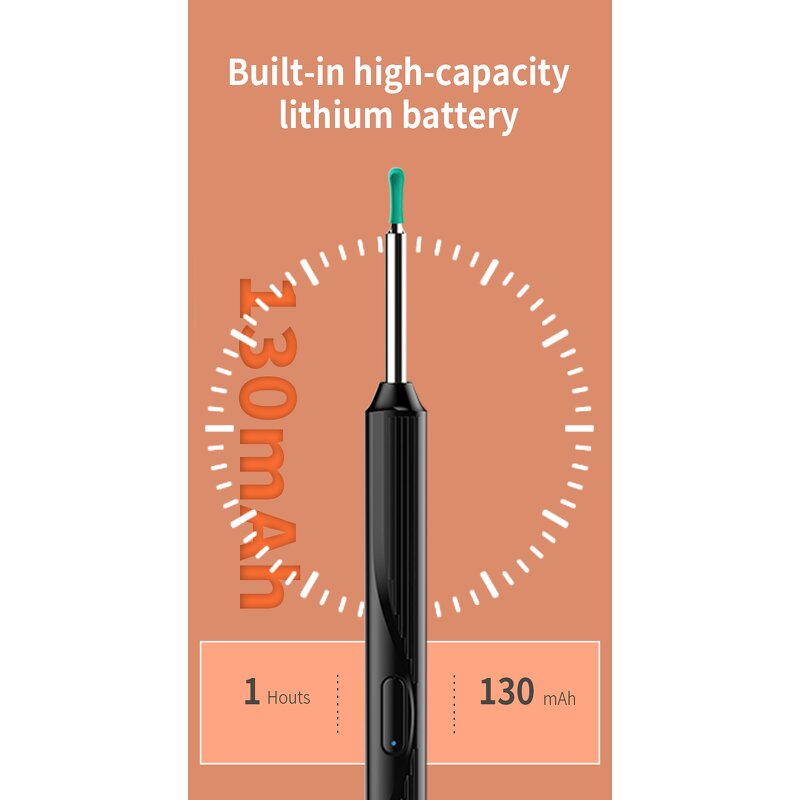 Wifi Ear Wax Remover Manufacturer - Electric Endoscope With Camera NE18 Rechargeable Ear Cleaner Tool