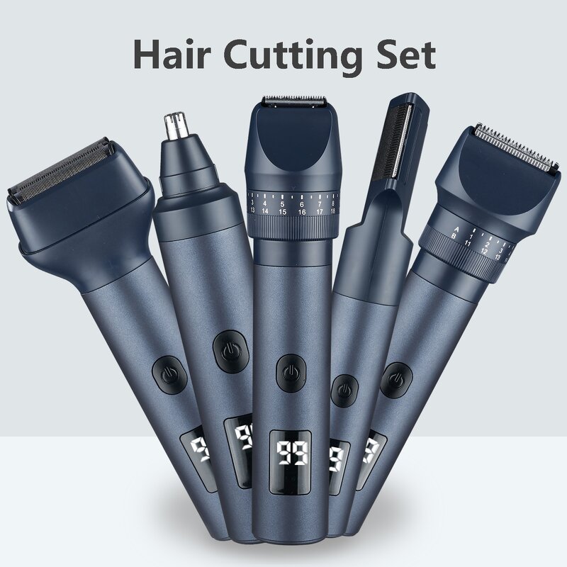 5 in 1 Hair Cutting Kit Manufacturer - New Electric Rechargeable Trimmer Clipper Shaver Grooming Tool