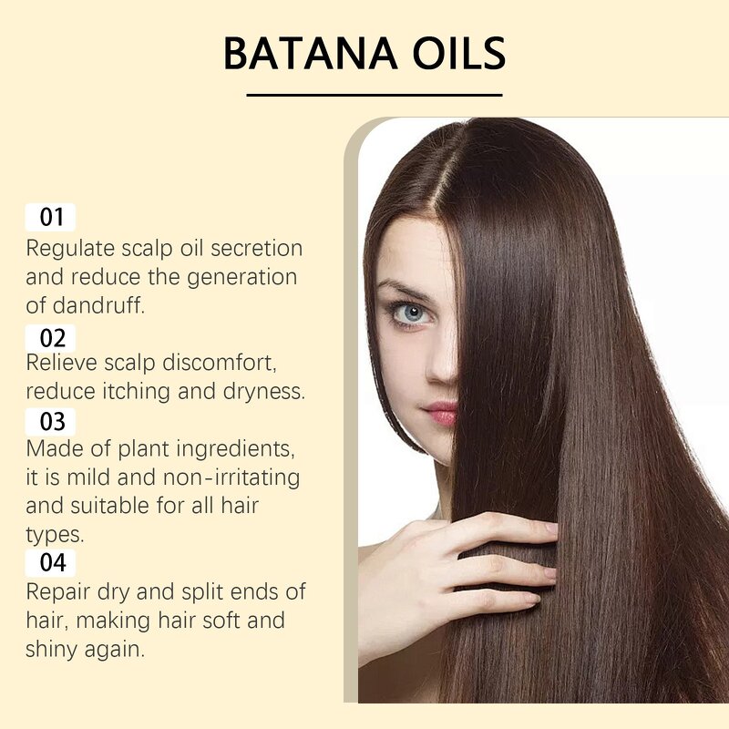 Organic Batana Oil Manufacturer - With Rosemary Castor Oil Hair Growth Reduce Hair Loss Healthy Hair Oil
