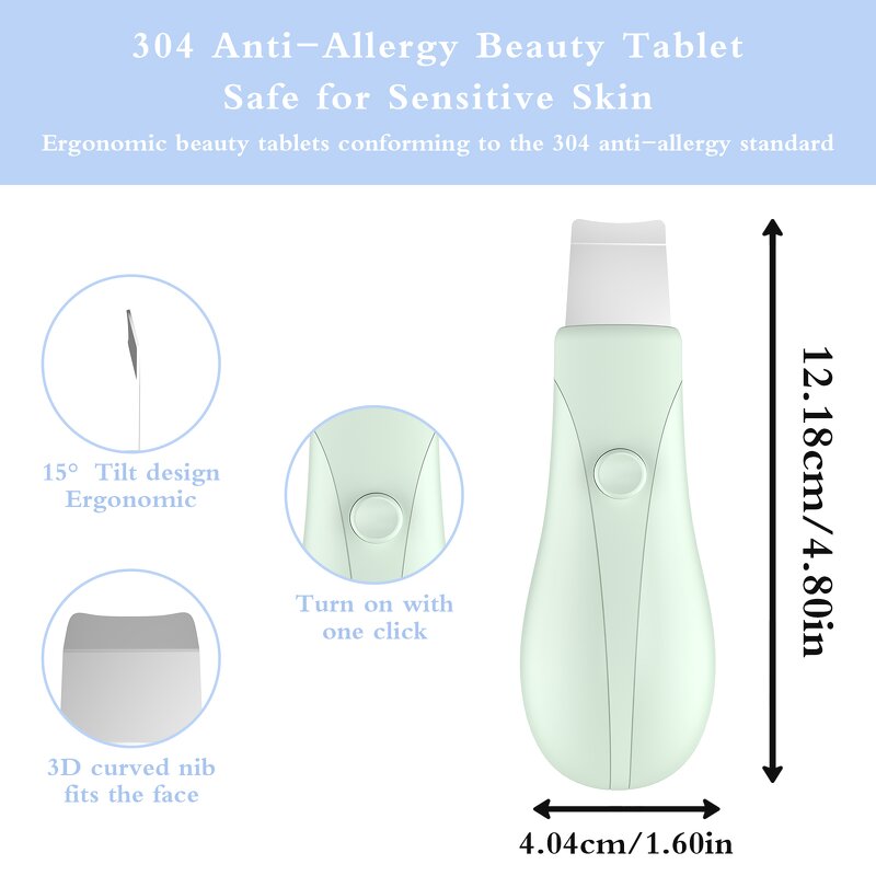 Dual-Mode Blackhead Remover Manufacturer - Handheld Skin Scrubber Face Spatula Deep Cleansing Skin Care Tool