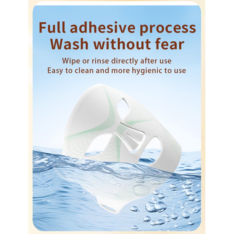 LED Silicone Therapy Face Mask Manufacturer - New Cheap Facial Skin Care Beauty Light Therapy Tool