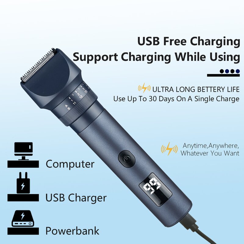 5 in 1 Hair Cutting Kit Manufacturer - New Electric Rechargeable Trimmer Clipper Shaver Grooming Tool