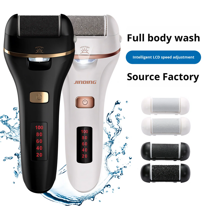 Cordless Foot Rasp Manufacturer - USB Charging Callus Removal Rechargeable Foot Scrubber Pedicure Tool
