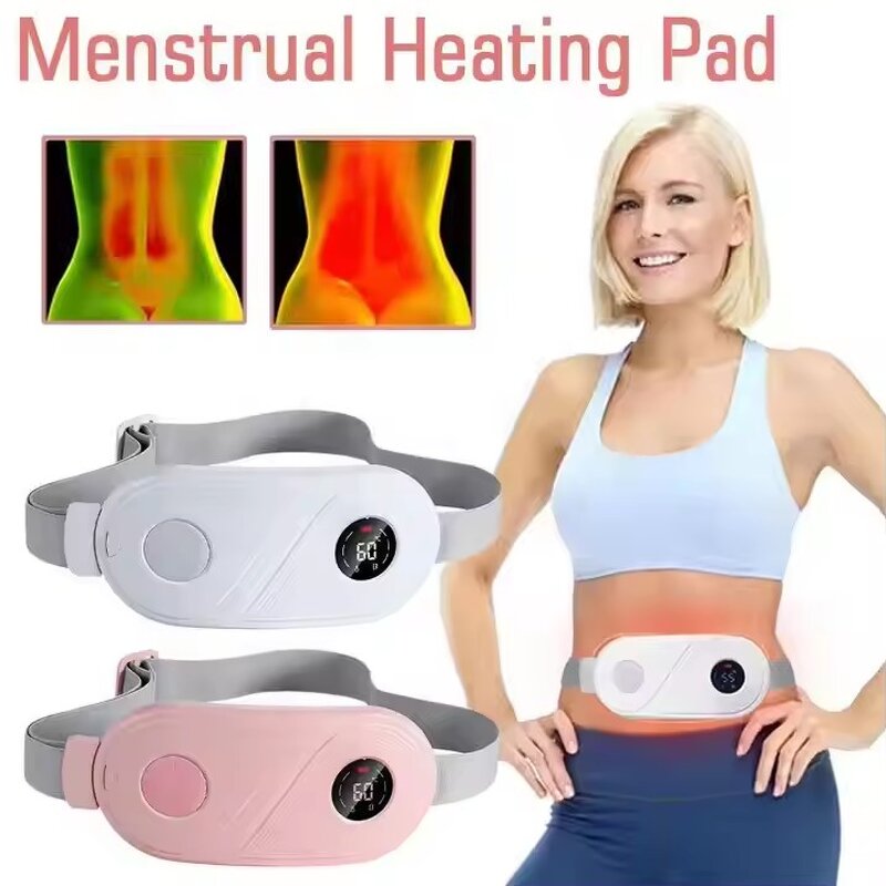 Menstrual Heating Pad Manufacturer - 2024 Cordless Period Cramp Warmer Multi-function Massage Pain Relief Tool