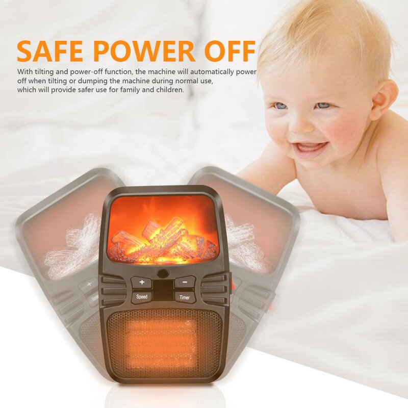 Wall-outlet Flame Heater Manufacturer - 2020 Home Heater Fan Fireplace Style Heating Tool