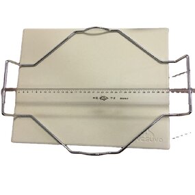 Cordierite Pizza Oven Stone Manufacturer - With Stainless Steel Rack and Pizza Shovel Baking Set