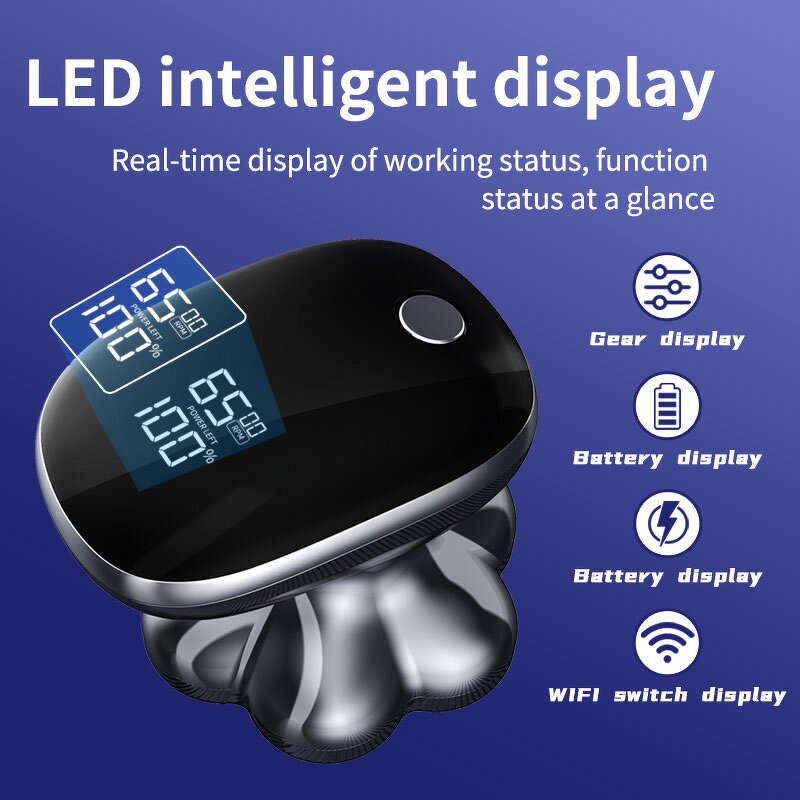 Electric Head Shaver for Bald Men Manufacturer - HD Camera Face Body IPX7 Waterproof LED Rechargeable Razor