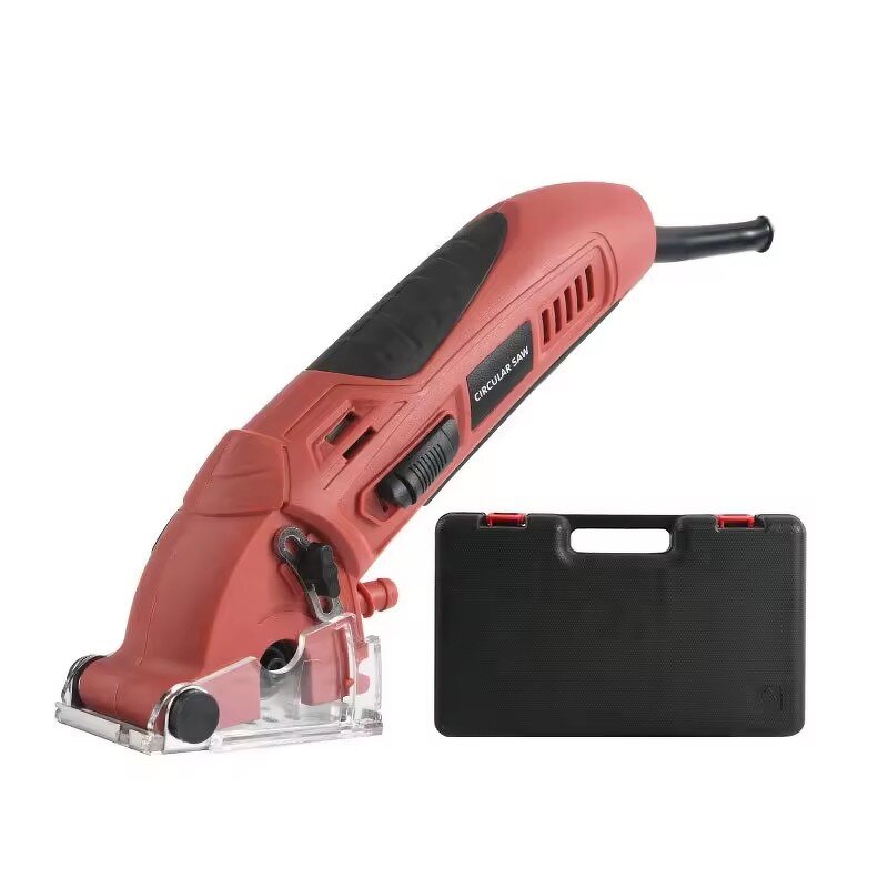 Mini Electric Circular Saw Manufacturer - 0-12mm Cutting 5 Hole Air Outlet Complete Accessories Tool