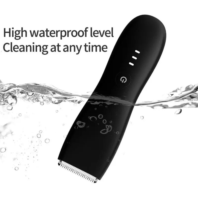 Electric Body Hair Trimmer Manufacturer - New Men Waterproof Manscaping Shaver Hair Cut Razor Tool