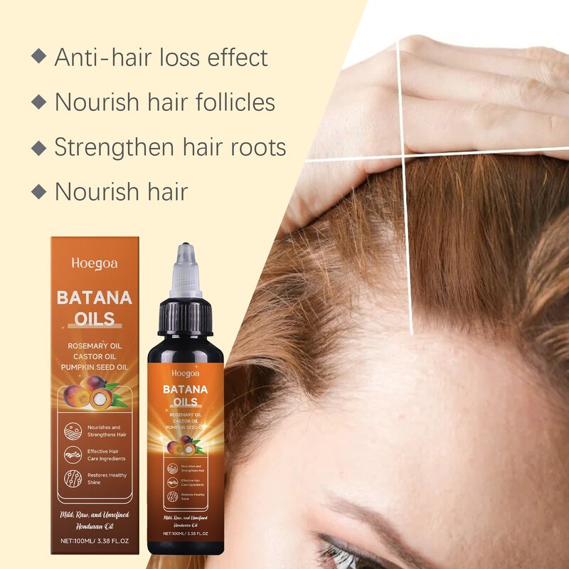 Organic Batana Oil Manufacturer - With Rosemary Castor Oil Hair Growth Reduce Hair Loss Healthy Hair Oil