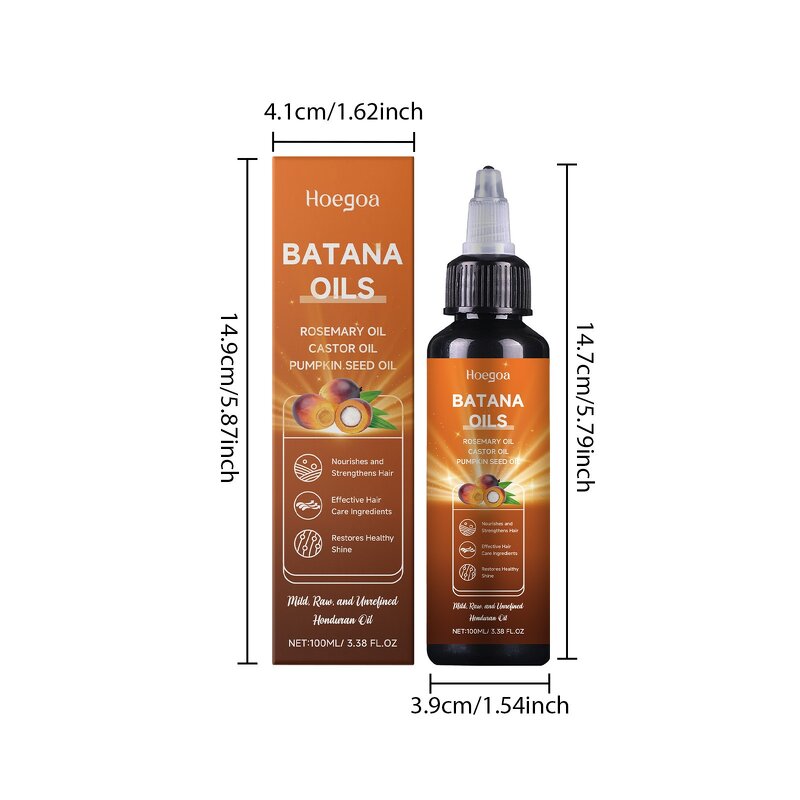 Organic Batana Oil Manufacturer - With Rosemary Castor Oil Hair Growth Reduce Hair Loss Healthy Hair Oil