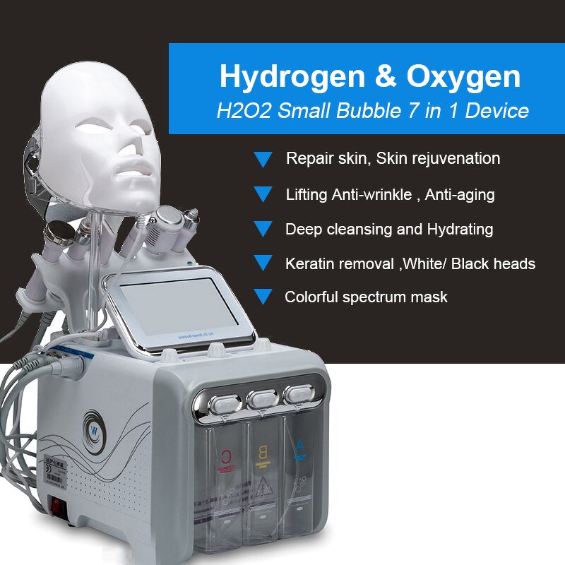 6 En 1 Aqua Peeling Facial Machine Manufacturer - Spa Oxygen Hydro Microdermabrasion Skin Facial Therapy Tool