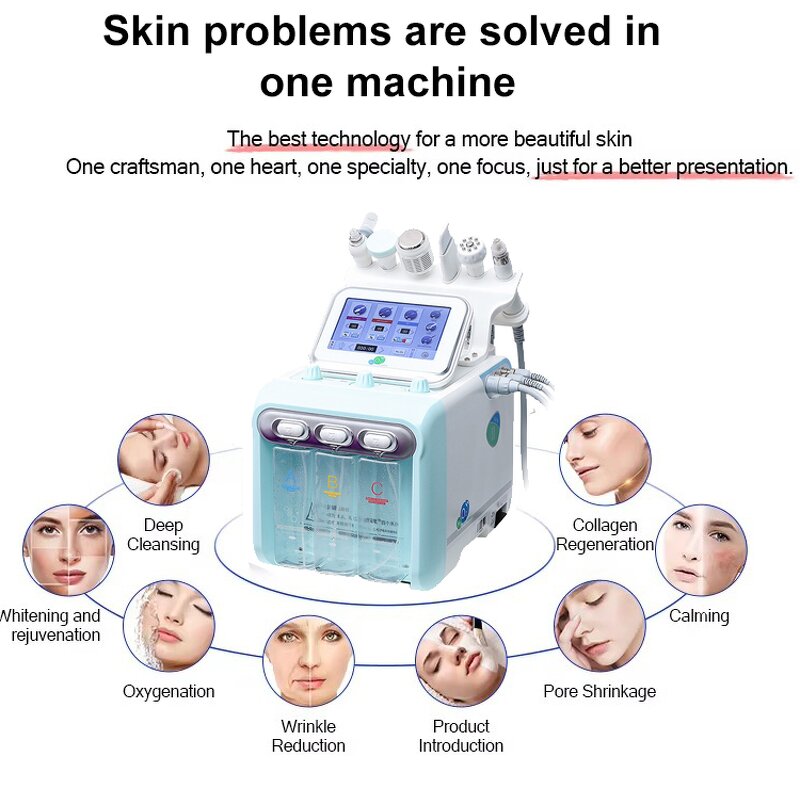 Professional Hydro Beauty Facial Machine Manufacturer - Deep Cleansing Aqua Peeling Oxygen Therapy Dermabrasion Tool