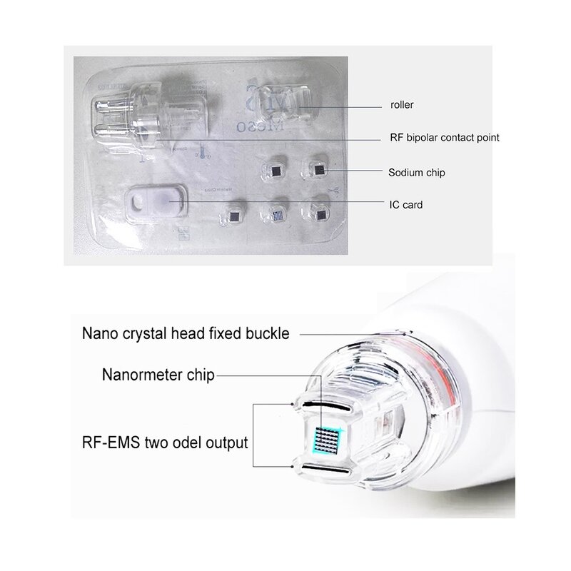 2in1 EMS Nano RF Mesotherapy Machine Manufacturer - No Needle Oxygen Injector Mesogun Moisture Skin Rejuvenation Tool