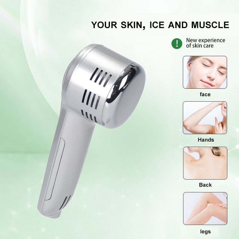 Cool Warm Facial Massager Manufacturer - 2023 Hot and Cold Hammer Head Blackhead Removal Beauty Device