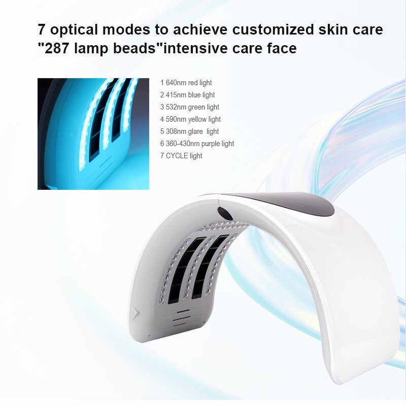 PDT Red Light Therapy Device Manufacturer - Full Body 470/630nm Infrared 7 Colors 32W Home Use Beauty Equipment