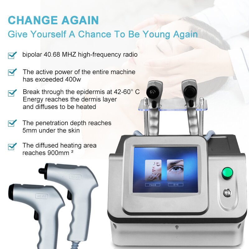 40.68mhz Thermolift Beauty Machine Manufacturer - Portable Skin Tightening Wrinkle Remover Rf Face Lifting Tool
