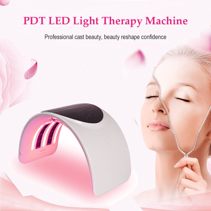7 Color LED Facial Care Equipment Manufacturer - Skin Rejuvenation Photodynamic Acne Treatment Face Armpit Head Feet Tool