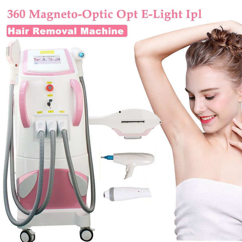 DPL IPL/OPT E-light Machine Manufacturer - Wholesale ND YAG 530/640/750nm Eyebrow Hair Removal Skin Rejuvenation Tool