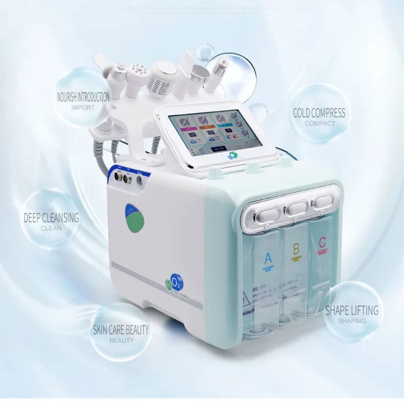 7 in 1 Multifunction Beauty Machine Manufacturer - Jet Peel Water Oxygen Face Cleaning Small Bubble Dermabrasion Tool