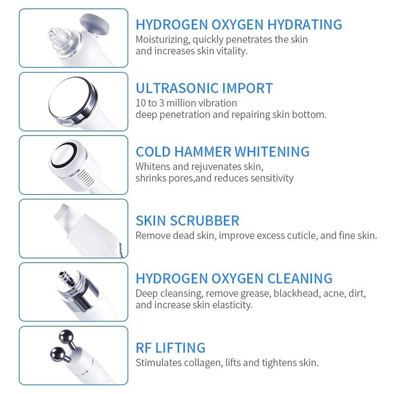 7In1 Hydra Aqua Peel Machine Manufacturer - Portable Oxygen Hydro Water Microdermabrasion Facial Beauty Tool