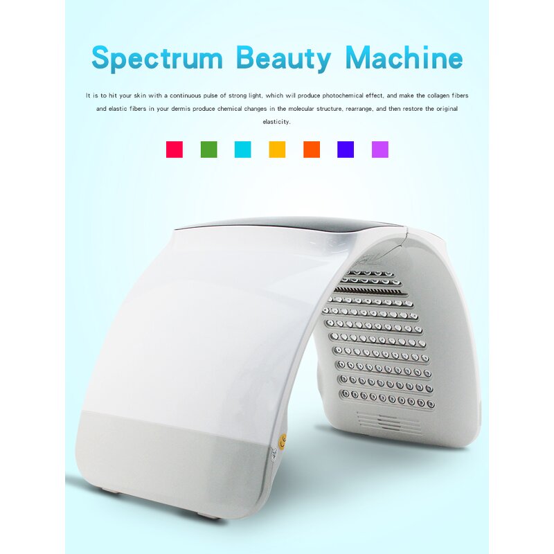 PDT Red Light Therapy Machine Manufacturer - Home Use 7 Colors LED 850/630nm Red Blue Light Spa Beauty Tool