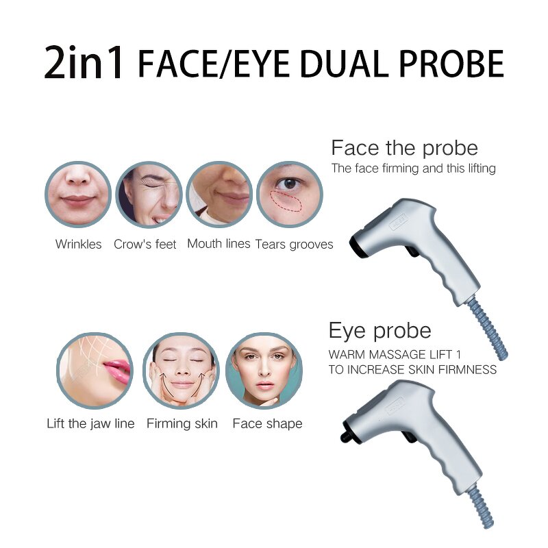 2-in-1 Bipolar RF Thermolift Machine Manufacturer - Professional 40.68MHz Desktop Face Lifting CN Plug Tool