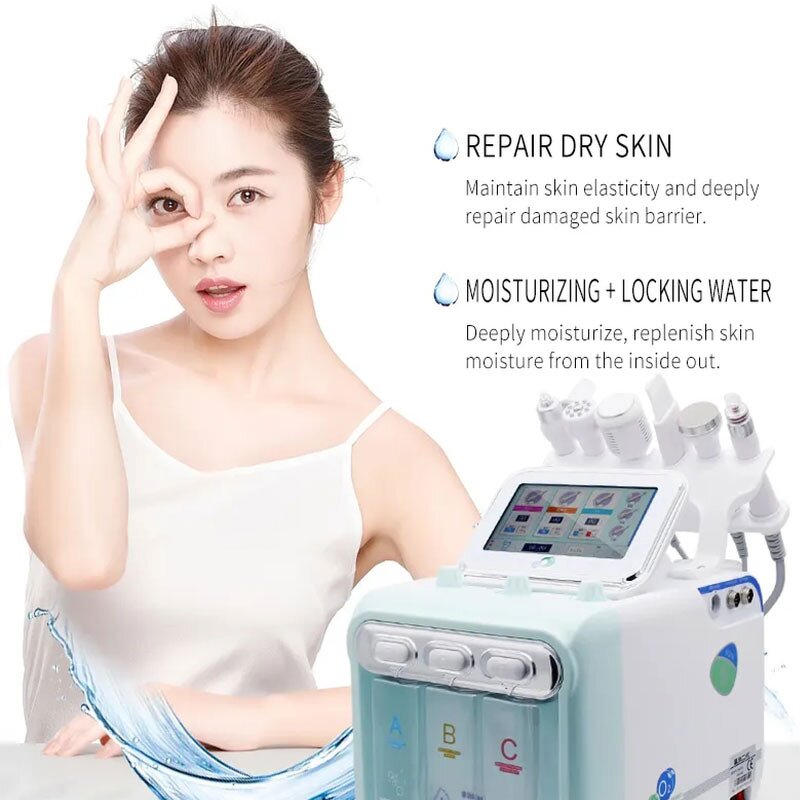 7in1 Hydro Dermabrasion Machine Manufacturer - 2024 Best Sellers Led Mask Deep Cleansing Oxygen Jet Peel Tool