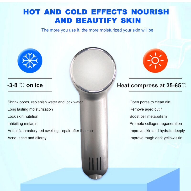 Hot and Cold Hammer Facial Device Manufacturer - High Quality Portable Skin Tightening Photon Rejuvenation Tool