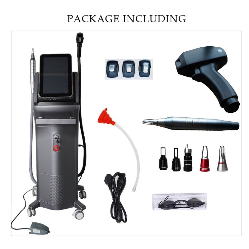 2 in 1 Picolaser ND YAG Machine Manufacturer - 2025 808nm Laser Tattoo Removal Ice Skin Rejuvenation Tool