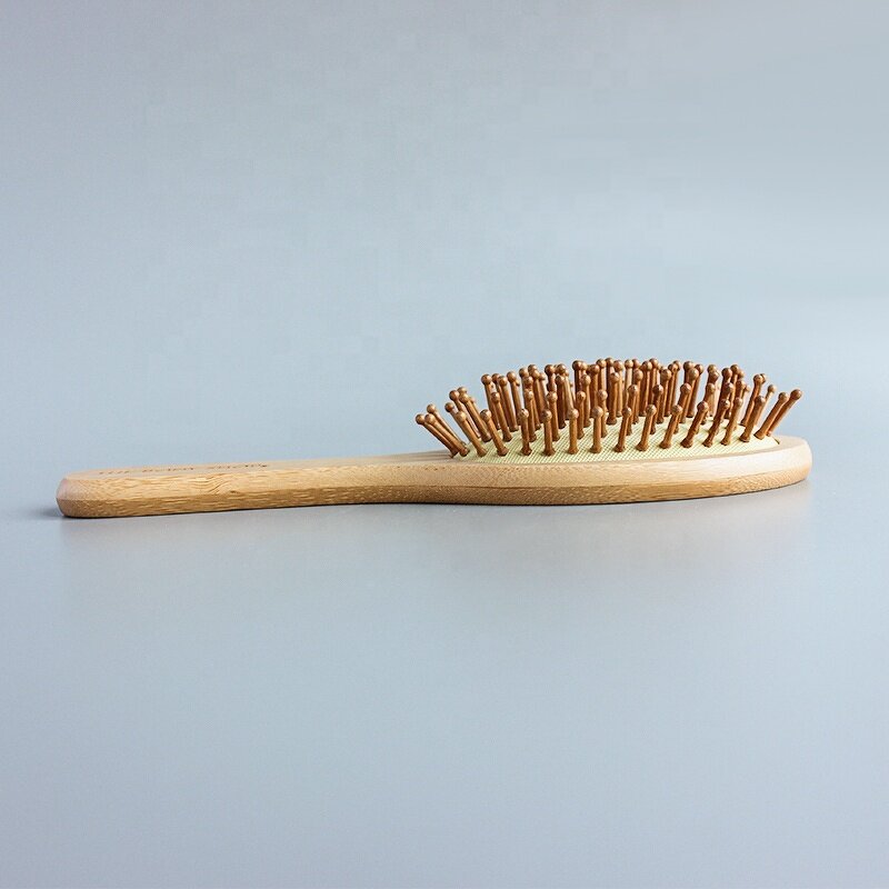 Hairbrush Comb Manufacturer - Custom Logo Eco-Friendly Bamboo Wood Scalp Massage