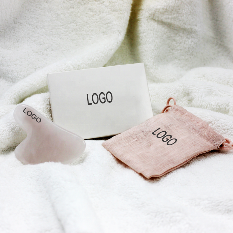 Gua Sha Tool Manufacturer - Customized Shape White Jade Quartz for Face & Neck