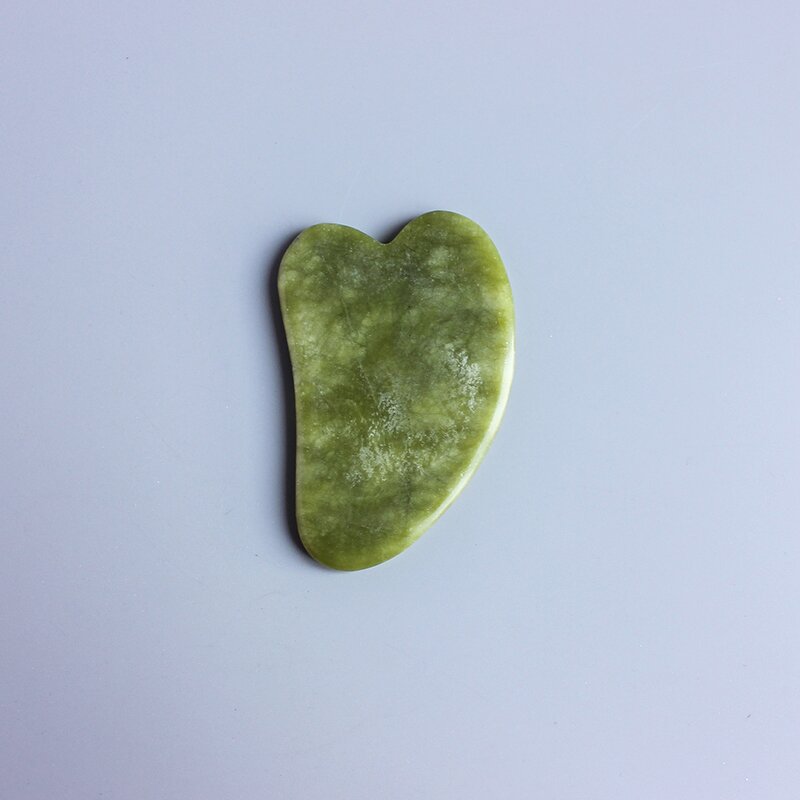 Gua Sha Stone Manufacturer - Anti Aging Natural Green Jade Xiuyan