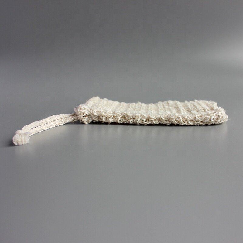 Soap Bag Manufacturer - Beige 100% Natural Biodegradable Organic Cotton Drawstring