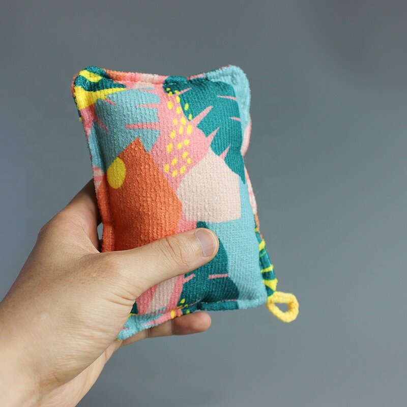 Dish Pad Manufacturer - PP Cotton Microfiber Sponge Wipe Kitchen Souring Pad