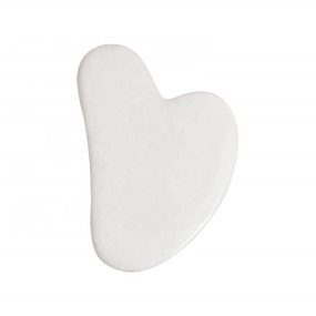 Gua Sha Tool Manufacturer - Customized Shape White Jade Quartz for Face & Neck