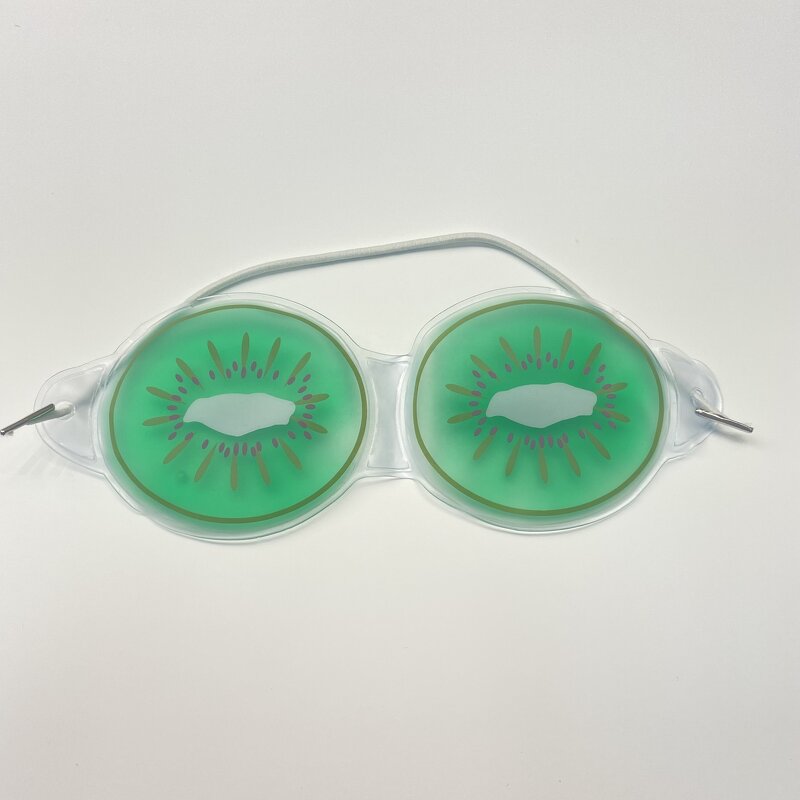 Gel Eye Mask Manufacturer - Reusable PVC Fruit Travel Cooling for Puffy Eyes