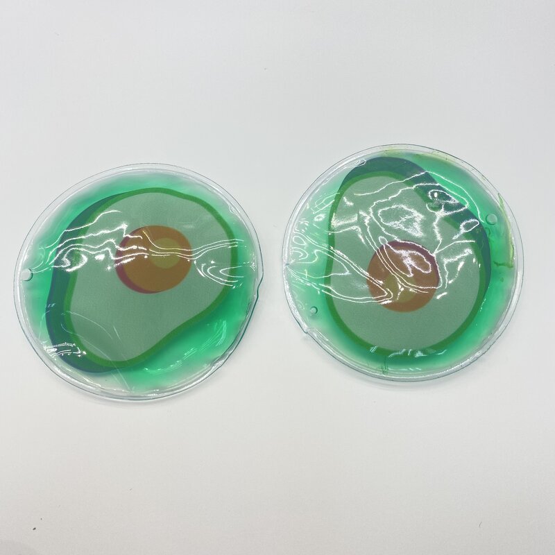 Gel Eye Mask Manufacturer - 2PCS/Set Round Fruit Pattern Cooling for Puffy Eyes
