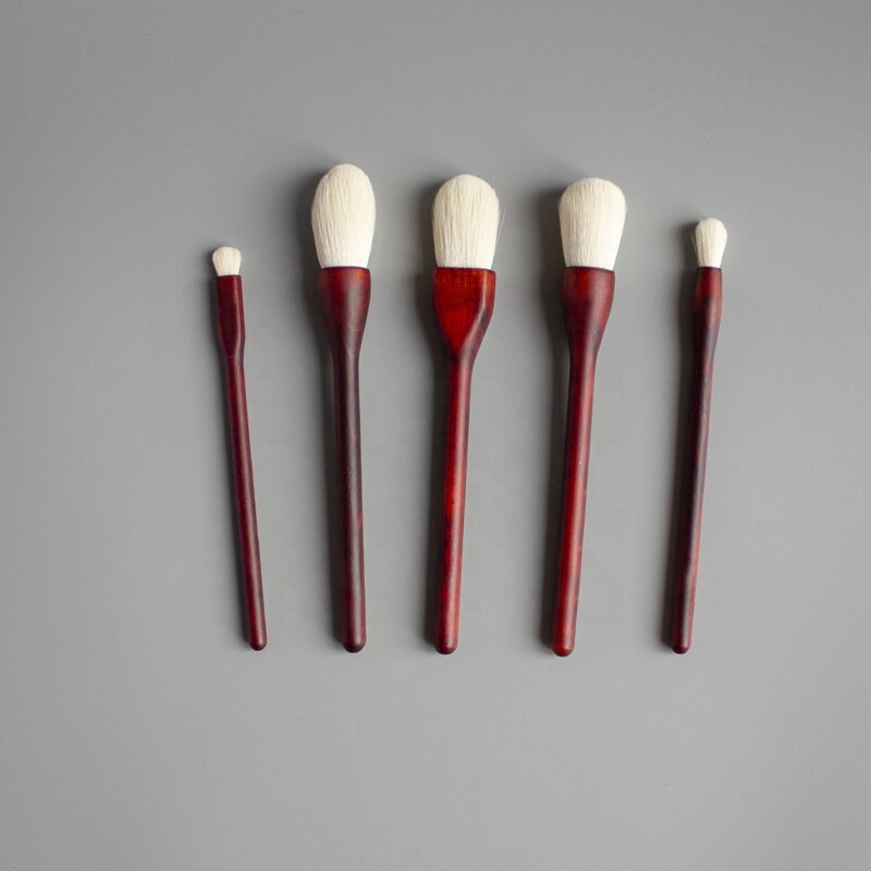 Make-Up Brush Set Manufacturer - Custom Logo Eco Friendly Wood Handle RPET PP