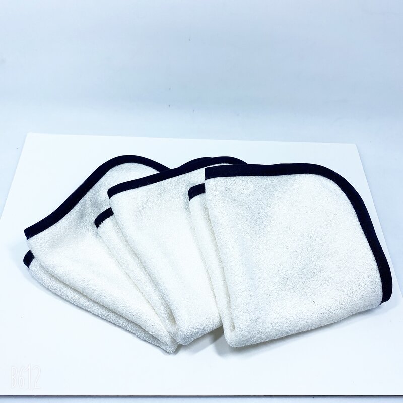 Face Towels Manufacturer - White Bamboo Fiber Makeup Remover Cloth 3pcs/set