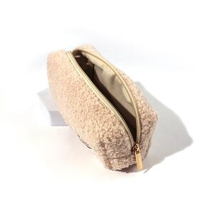 Cosmetic Storage Bag Manufacturer - Fashion Cute Cartoon Girl Recycled Teddy Velvet