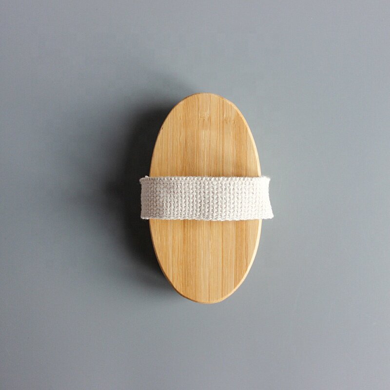 Body Bath Brush Manufacturer - 100% Natural Customized Logo Beach Wood Soft Bristles