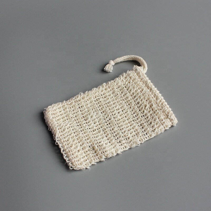 Soap Bag Manufacturer - Beige 100% Natural Biodegradable Organic Cotton Drawstring