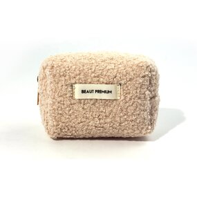 Cosmetic Pouch Manufacturer - High End Customized Recycled Teddy Velvet Peach Skin