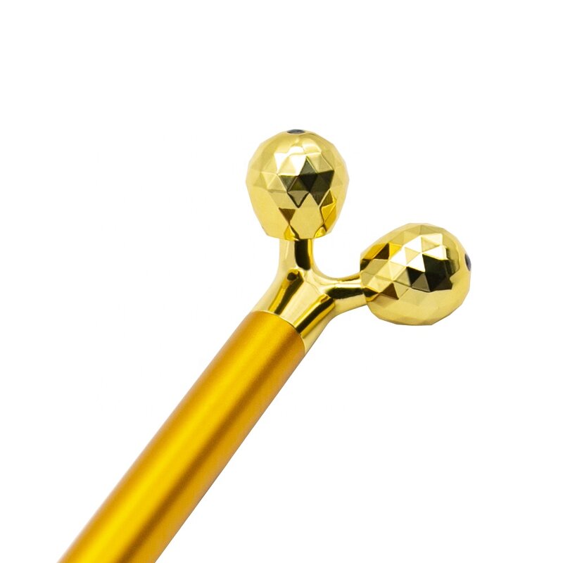 Facial Massager Manufacturer - Beauty Bar 24K Golden Pulse T Shape 3D Roller