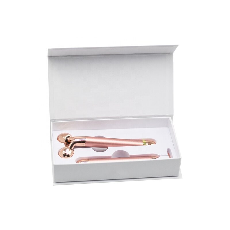 Facial Massager Manufacturer - Vibrating 24K Golden Skin Roller T Y Shape Tightening