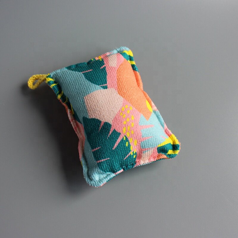 Dish Pad Manufacturer - PP Cotton Microfiber Sponge Wipe Kitchen Souring Pad