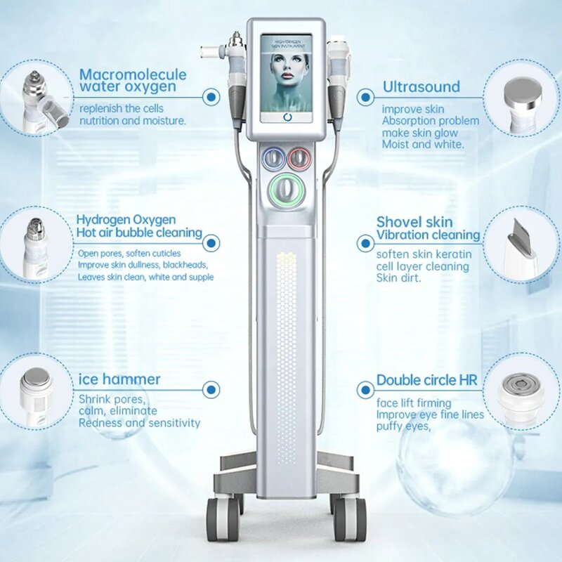 Hydradermabrasion Machine Manufacturer - 6-in-1 Jet Peel for Salon Skin Tightening